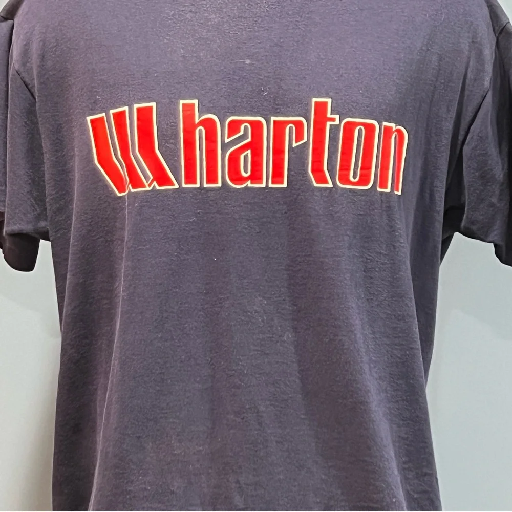 Vintage Wharton School of Business T Shirt Single Stitch Made in the USA Size XL - Picture 2 of 11